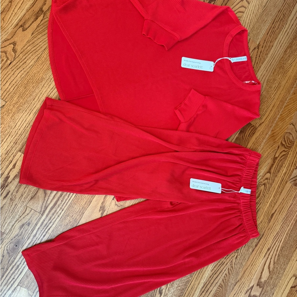 Red Lounge Set by Dear Scarlett